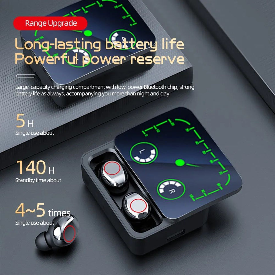 NEW M90 Max TWS WIRELESS Earbuds HIFI Stereo Earbuds