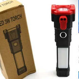 Versatile High Power Led Flashlight With Power Bank and Window Hammer