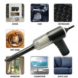 Wireless Car Vaccum Cleaner USB Charging