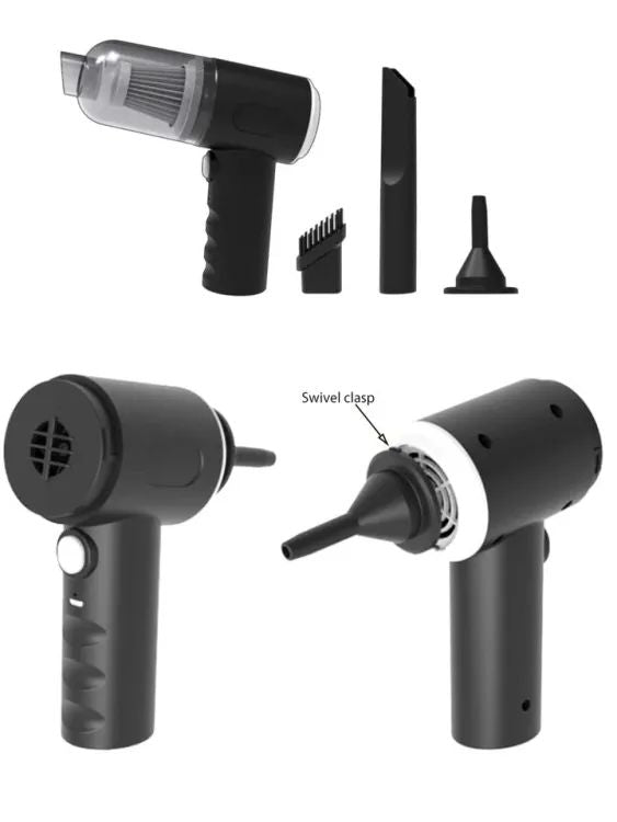 Wireless Car Vaccum Cleaner USB Charging
